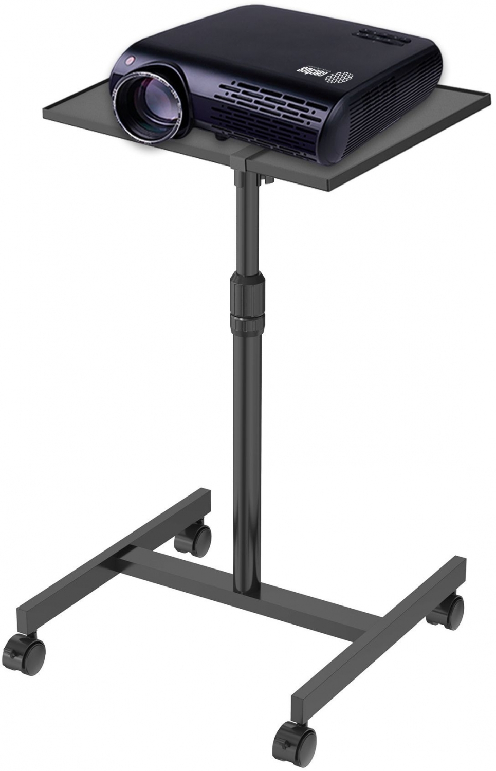 Projector table Cactus CS-VM-PT01 (424x374mm, height 675-1000mm, max. 10kg, floor stand, Black)