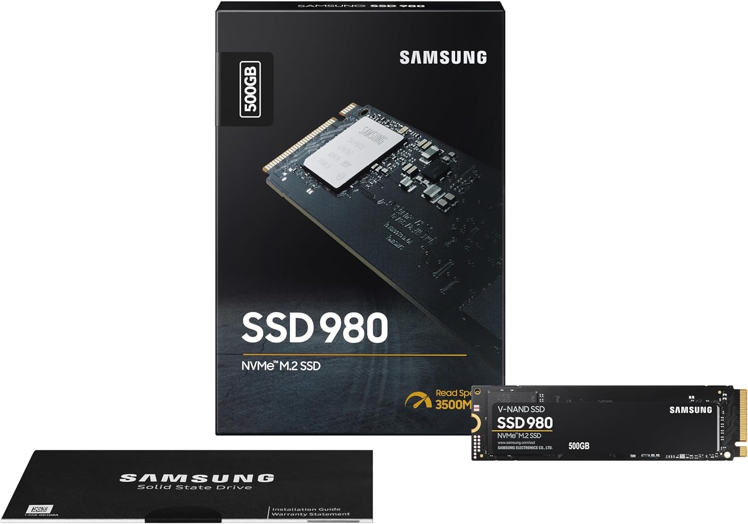 SSD M.2 250GB SAMSUNG 980 MZ-V8V250BW (M.2 2280, PCI-E x 4, Reading 2900 MB/s, Writing 1300 Mb/s)