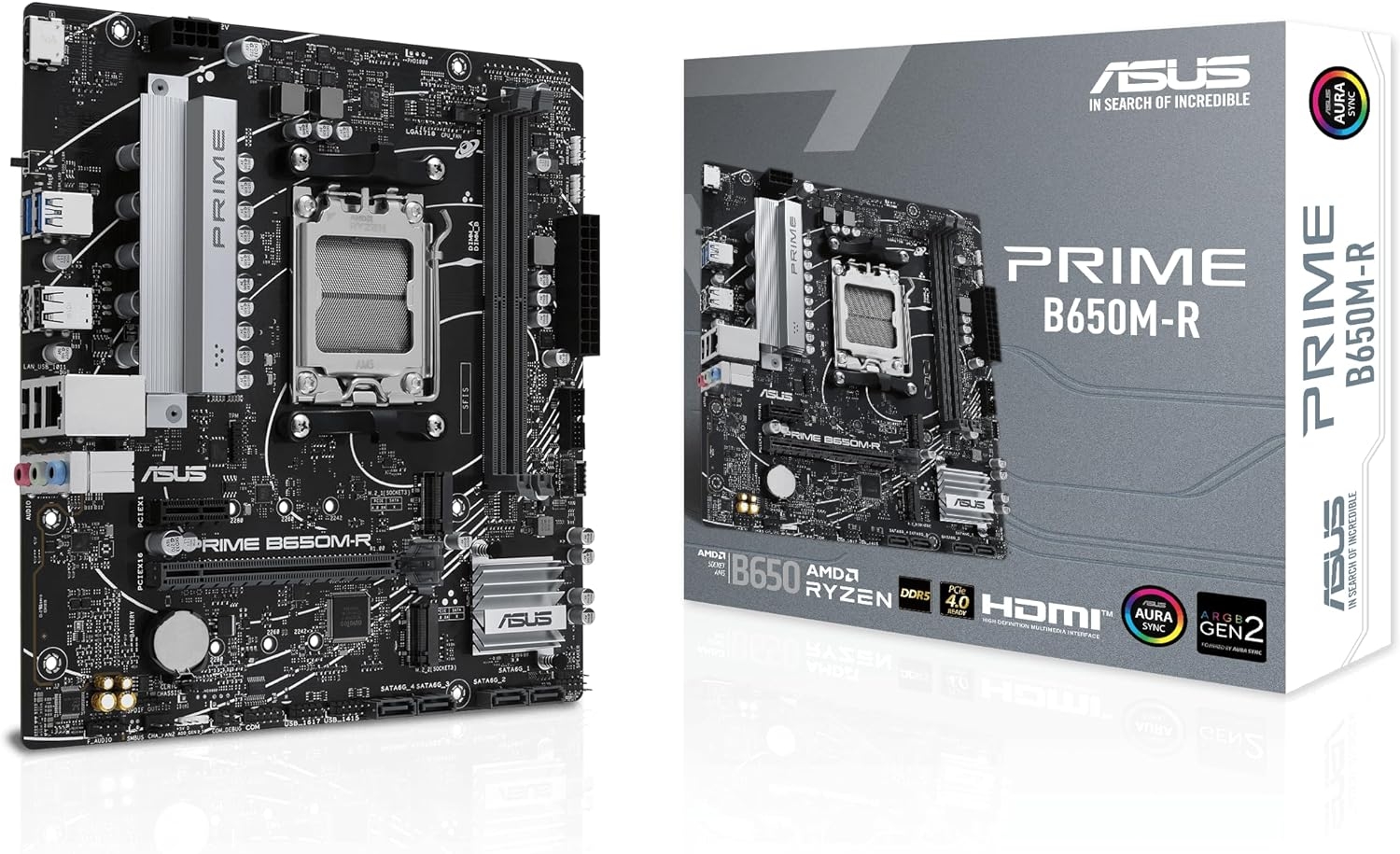 MB ASUS PRIME B650M-R (S-AM5, B650, HDMI, 2xPCI-E, 2DDR5, 2xM.2, SATAIII, SATA3, GbLAN)