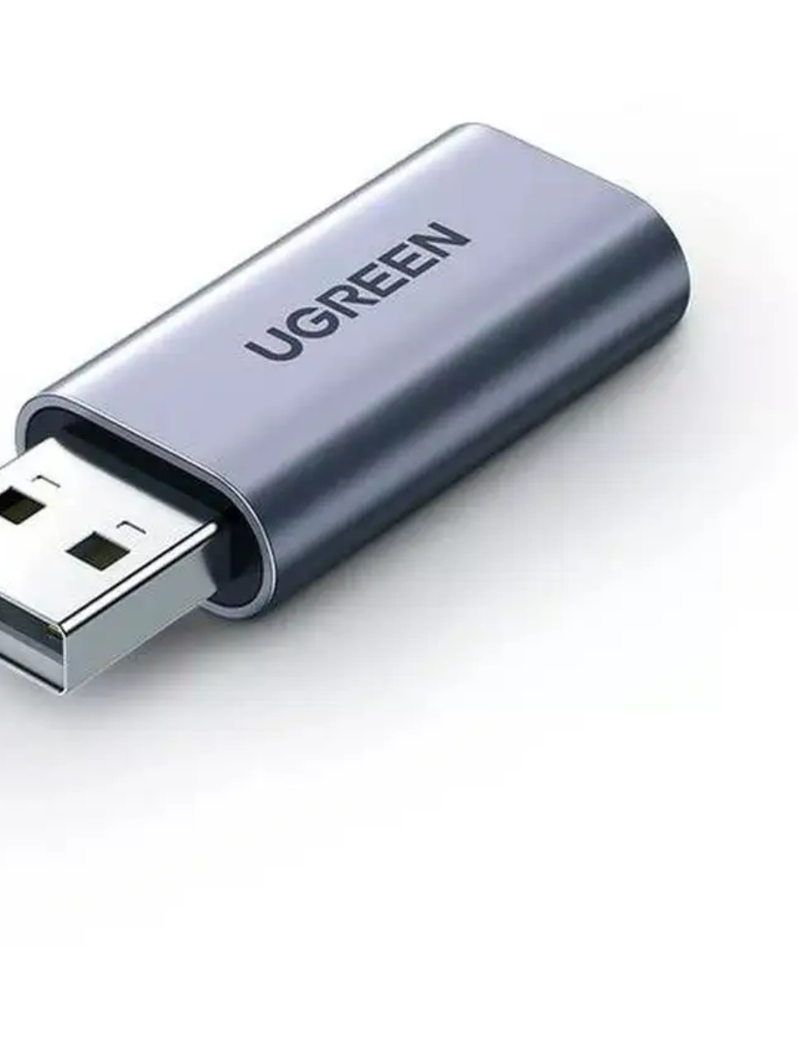 Sound card Ugreen 80864 (1x3.5mm, USB 2.0) Sound card Ugreen 80864 (1x3.5mm, USB 2.0)
