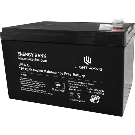 Аккумулятор для ИБП Lightwave 12V, 12AH Аккумулятор для ИБП Lightwave 12V, 12AH