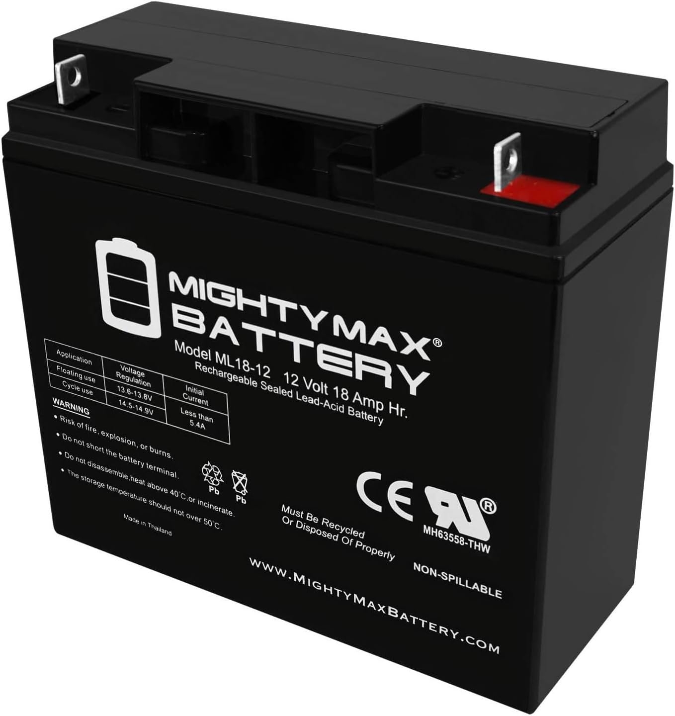 Аккумулятор для ИБП Lightwave 12V, 18AH Аккумулятор для ИБП Lightwave 12V, 18AH