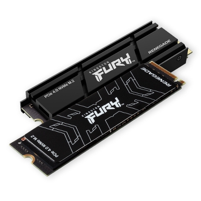 Накопитель SSD M.2 1TB Kingston FURY Renegade w/Heatsink SFYRSK/1000G (M.2 2280 PCI-E, Reading 7300 MB/s, Writing 6000 Mb/s)