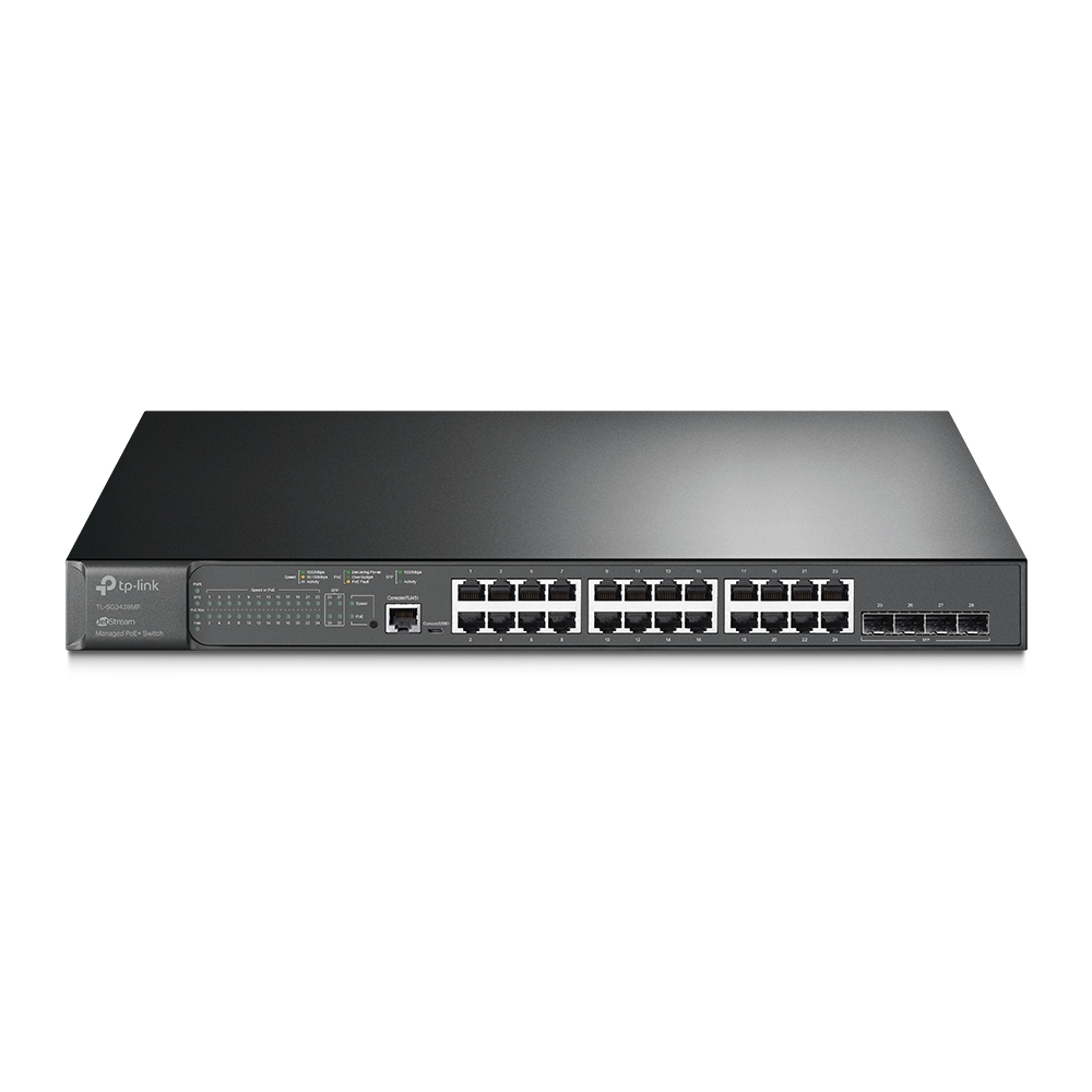 Коммуникатор 24port 10/100/1000 TP-Link Omada SG3428MP M RM POE+