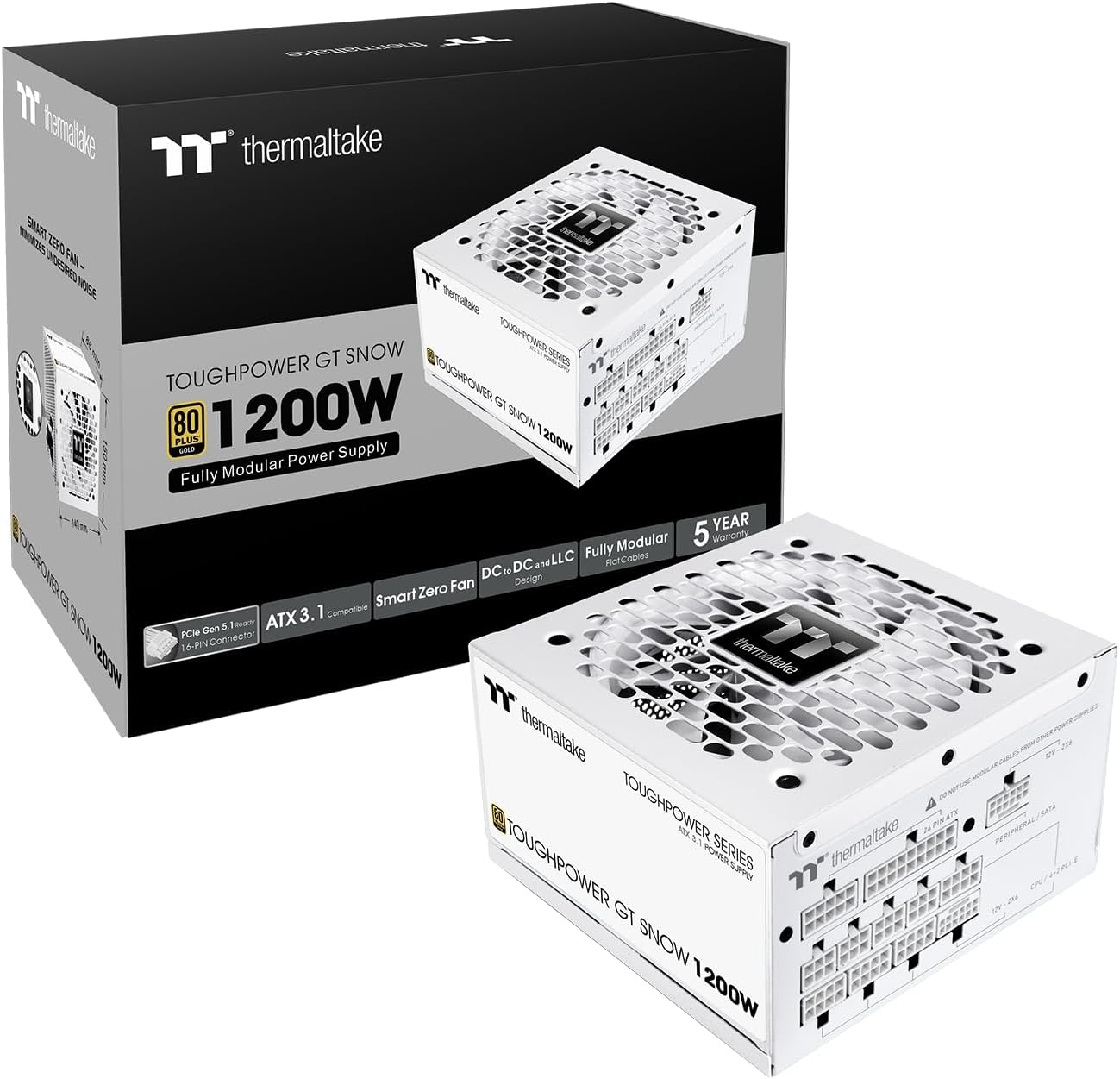 Блок питания 1200W Thermaltake Toughpower GT 80+ Gold (ATX3.1, Gen.5)