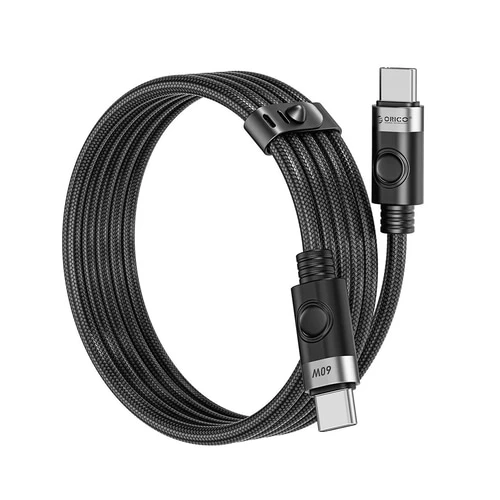 Кабель Orico CDX-60CC-BK-BP (USB-C to USB-C, up to 60W, up to 480Mbps, 1.0m, Black) Кабель Orico CDX-60CC-BK-BP (USB-C to USB-C, up to 60W, up to 480Mbps, 1.0m, Black)