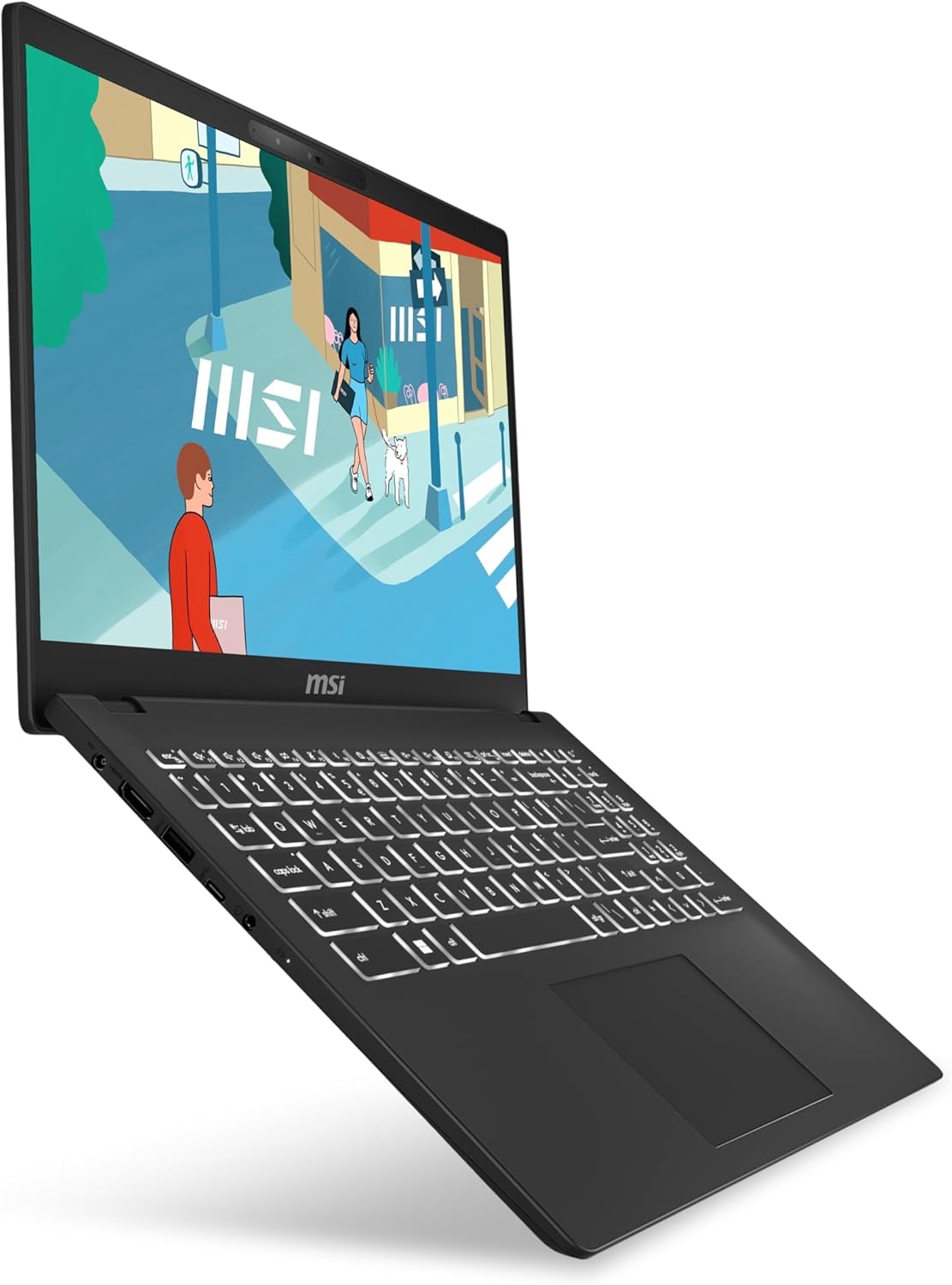 Ноутбук MSI Modern 15 H AI C1MTG-084 15.6" (FHD Touch, Core Ultra 9 185H, 32GB, 1TB SSD, Black Backlit, Win 11 Home) Ноутбук MSI Modern 15 H AI C1MTG-084 15.6