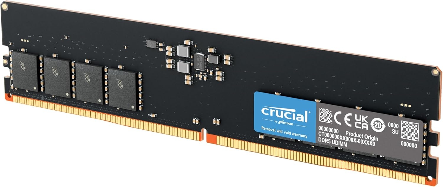 Модуль памяти DIMM 8GB DDR5 Crucial CT8G48C40U5 (4800MHz)