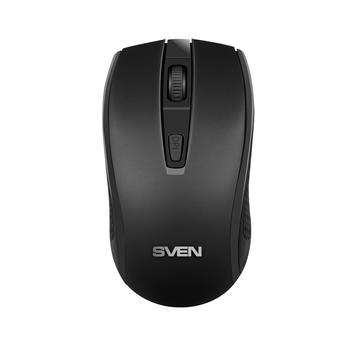 Мышь беспроводная SVEN RX-220W (3+1 keys, 800-1600 DPI, Black)