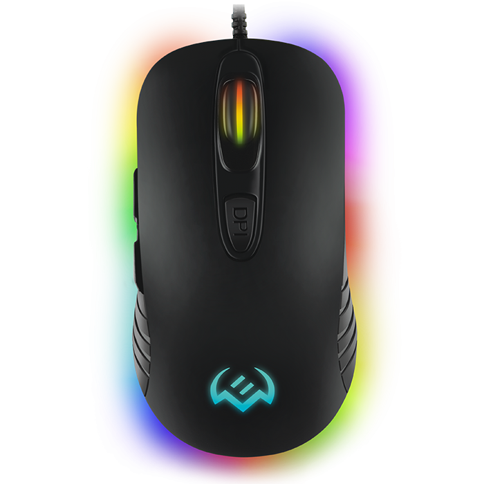 Мышь игровая SVEN RX-G820 (6+1 keys, 200-4800 DPI, SoftTouch, RGB, Black)