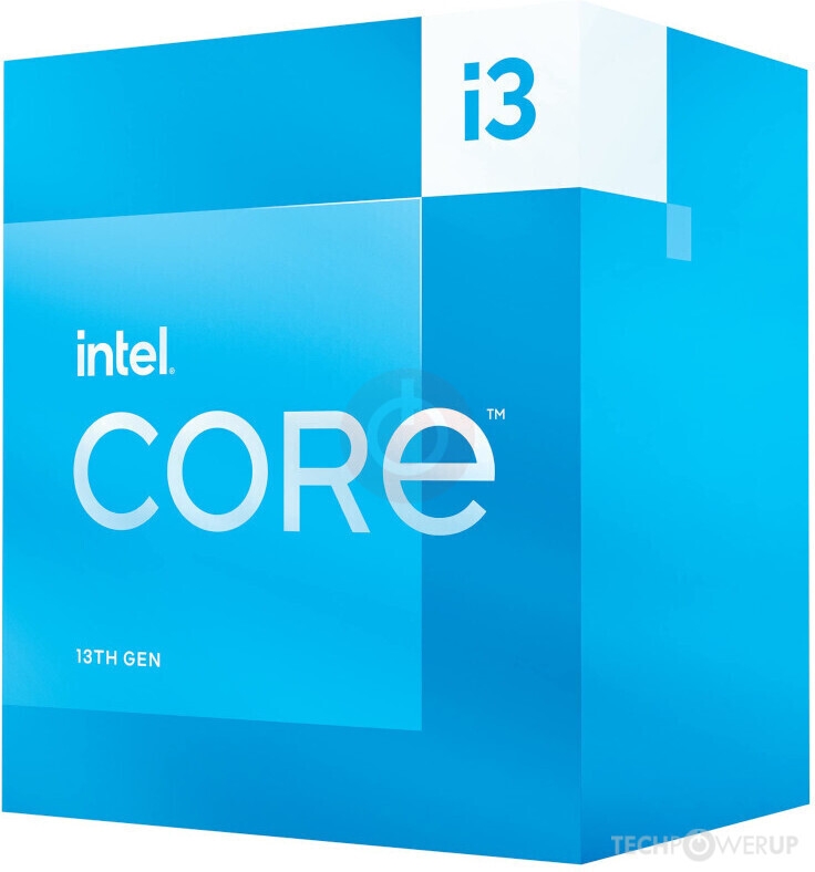 Процессор Intel Core i3 13100F (3.4GHz, 12Mb, 8GT/s, S1700, TRAY)