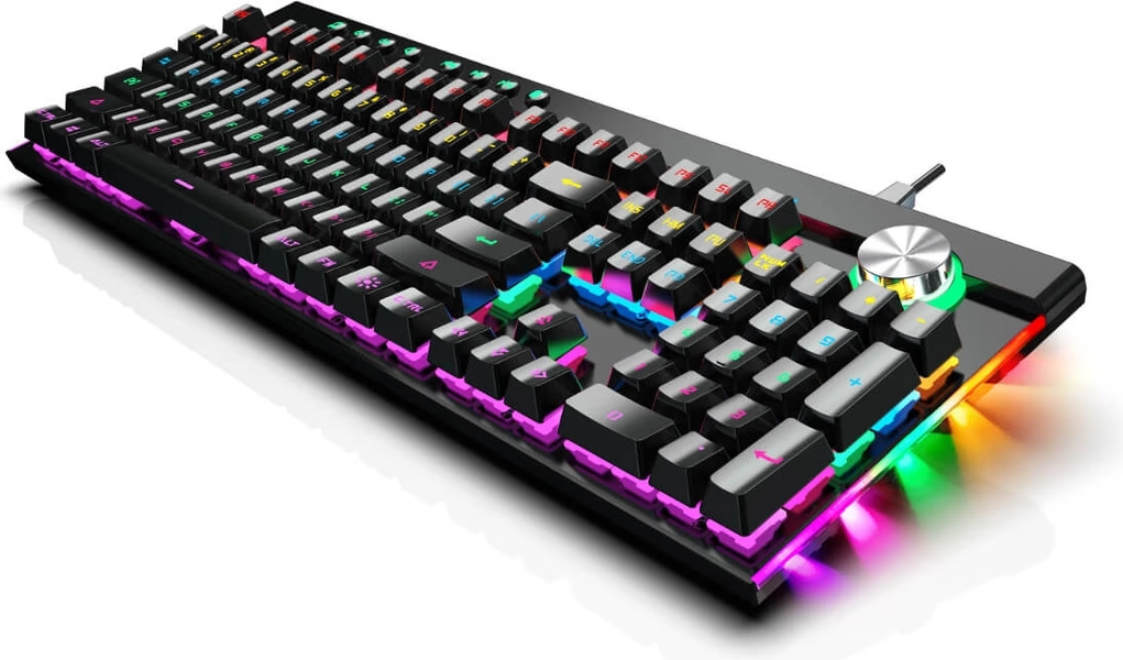 Клавиатура Fury NFU-2386 KANABO K2 Gaming (Mechanical, White Backlight, Black-Gray, US Layout) Клавиатура Fury NFU-2386 KANABO K2 Gaming (Mechanical, White Backlight, Black-Gray, US Layout)