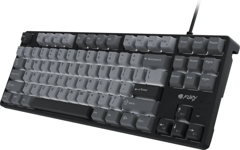 Клавиатура Fury NFU-2386 KANABO K2 Gaming (Mechanical, White Backlight, Black-Gray, US Layout) Клавиатура Fury NFU-2386 KANABO K2 Gaming (Mechanical, White Backlight, Black-Gray, US Layout)