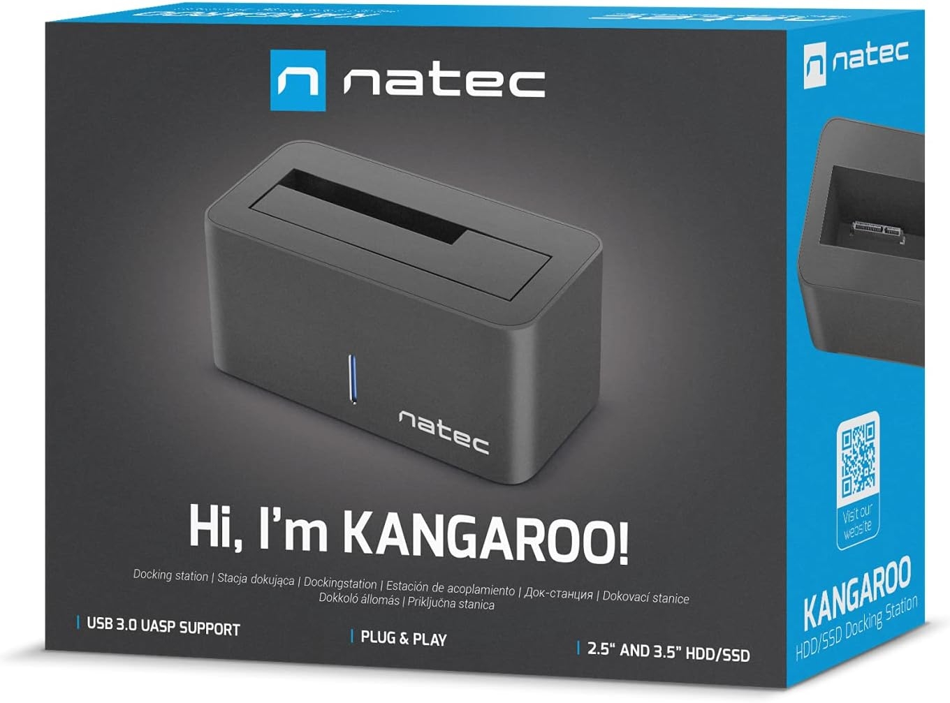 Док-станция HDD Natec NSD-0954 KANGAROO (SATA, USB 3.0) Док-станция HDD Natec NSD-0954 KANGAROO (SATA, USB 3.0)