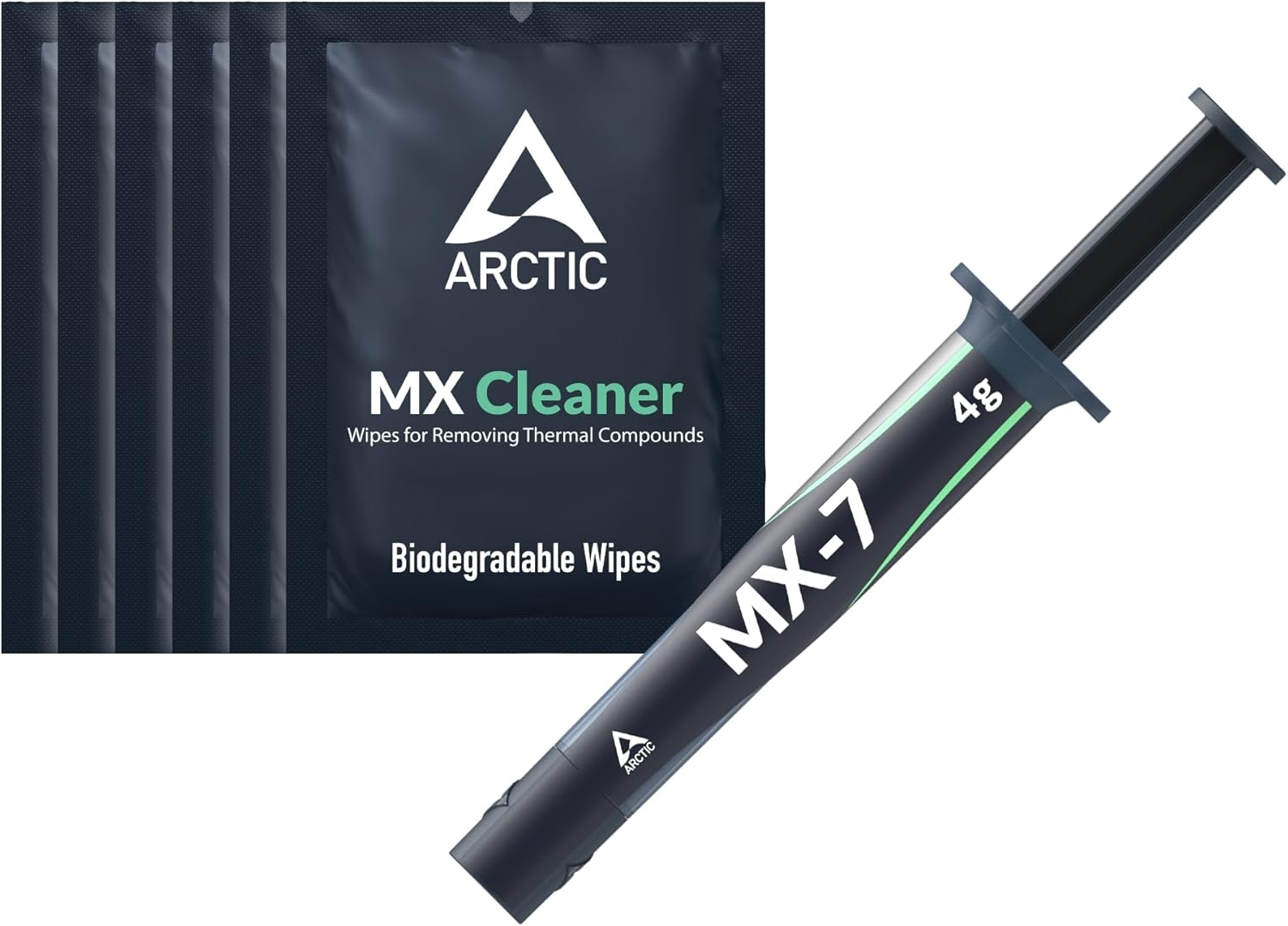 Термопаста Arctic MX-7 (4g, syringe + 6 x Cleaning wipes) Термопаста Arctic MX-7 (4g, syringe + 6 x Cleaning wipes)
