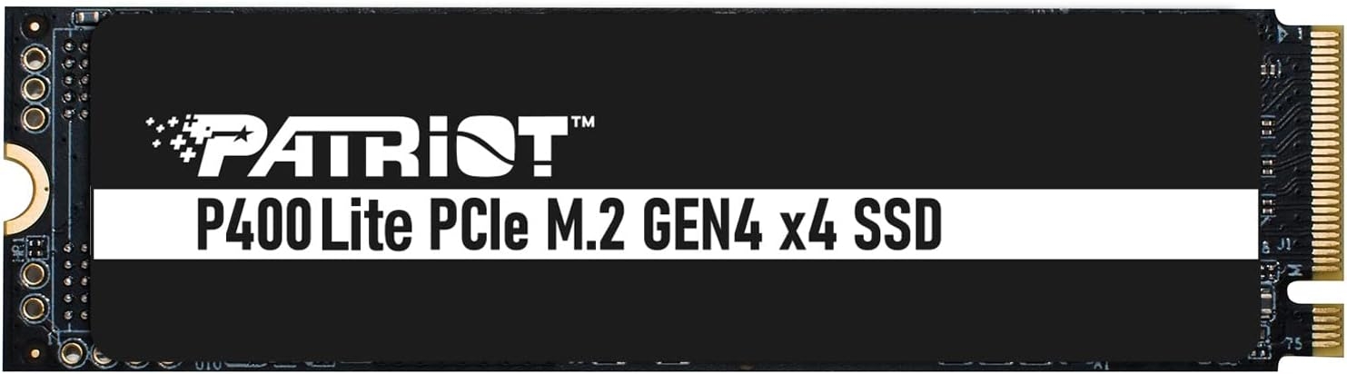 Накопитель SSD M.2 2TB Patriot P400 Lite (M.2 2280 PCI-E, Reading 3500 MB/s, Writing 2700 Mb/s)