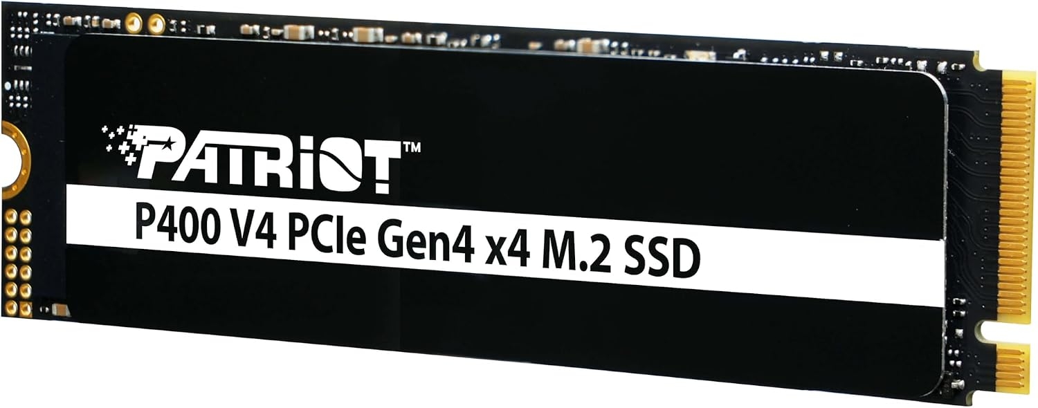 Накопитель SSD M.2 500GB Patriot P400 V4 P400VP500GM28H (M.2 2280 PCI-E, Reading 5000 MB/s, Writing 3000 Mb/s) Накопитель SSD M.2 500GB Patriot P400 V4 P400VP500GM28H (M.2 2280 PCI-E, Reading 5000 MB/s, Writing 3000 Mb/s)