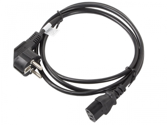 Մալուխ LANBERG CA-C13C-11CC-0018-BK POWER CORD CEE 7/7->IEC 320 C13 1.8M VDE BLACK