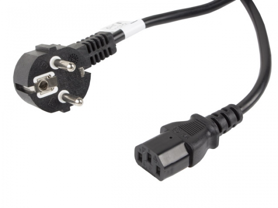 Cable LANBERG CA-C13C-11CC-0100-BK POWER SUPPLY CEE 7/7->IEC 320 C13 10M VDE BLACK