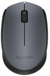 Мышь беспроводная Logitech M170 (USB, Gray/Black)