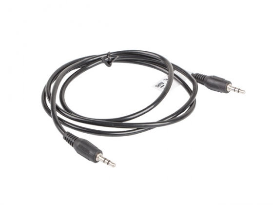 Кабель LANBERG CA-MJMJ-10CC-0012-BK MINIJACK 3.5MM M/M 3 PIN BLACK, 1.2M