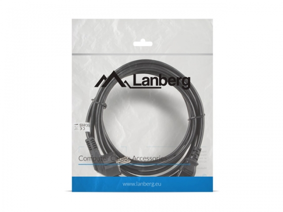 Кабель LANBERG CA-C13C-11CC-0030-BK POWER CORD CEE 7/7 / IEC 320 C13 3M VDE BLACK