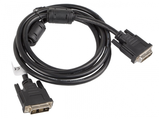 Cable LANBERG CA-DVIS-10CC-0018-BK DVI-D(M)(18+1)->DVI-D(M)(18+1) SINGLE LINK 1.8M BLACK