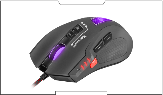 Mouse Genesis NMG-0880 XENON 200, Gaming (USB)