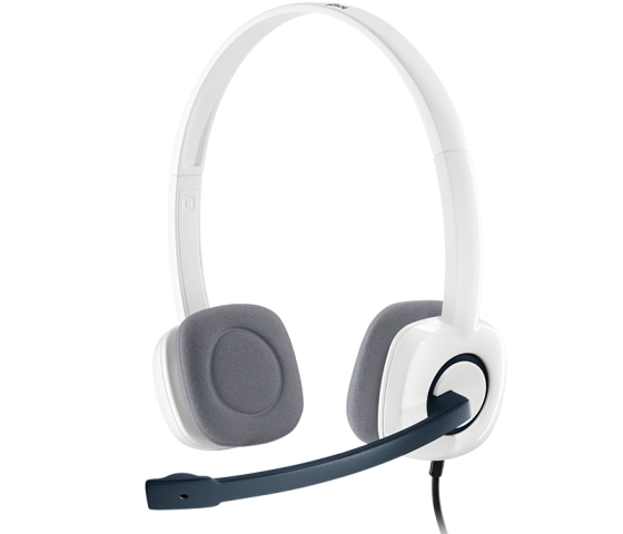 Наушники с микрофоном Logitech H150 (3.5mm, White)