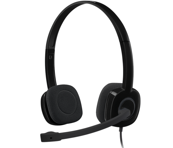 Headset with microphone Logitech H151 (3.5mm, Black)
