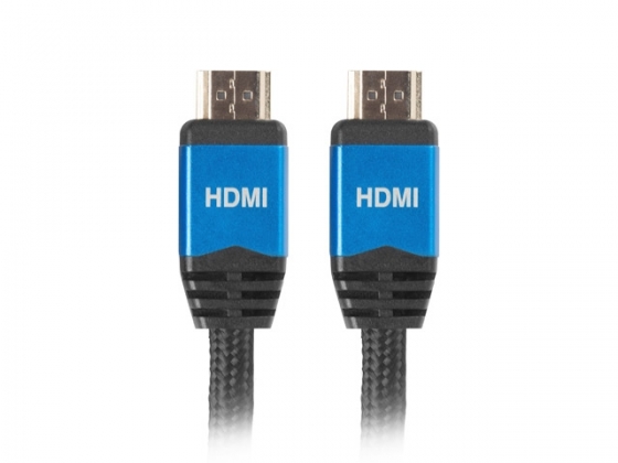 Cable LANBERG CA-HDMI-20CU-0018-BL HDMI-HDMI V2.0 HIGH SPEED ETHERNET 1.8M, CU, Premium, Black