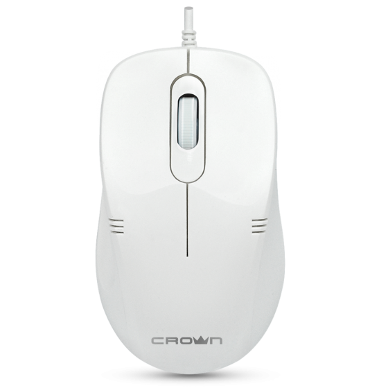 Մկնիկ CrownMicro CMM-502 Silent (3button, 1000dpi, White, USB)