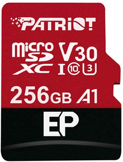 Micro SD Card PATRIOT 256GB PSF256GLX1MCH (Class 10)