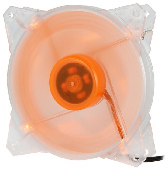 Cooler CrownMicro CMCF-12025S-1213 (120x120x25, 1500rpm, 35CFM, 20Db, ORANGE Backlight)