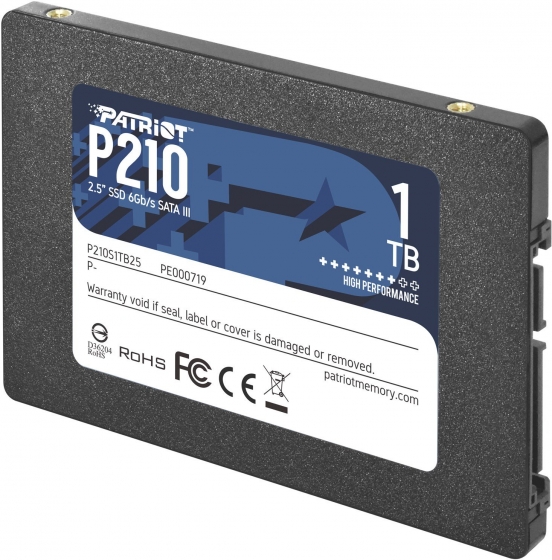 Накопитель SSD 1TB PATRIOT P210S1TB25 P210 (2.5