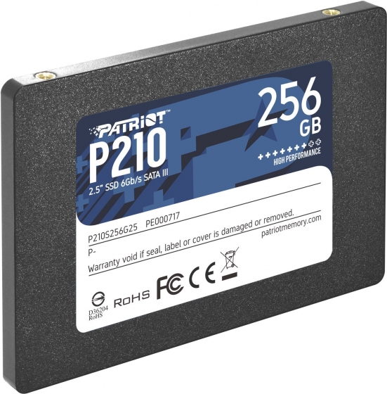 Накопитель SSD 256GB PATRIOT P210S256G25 P210 (2.5