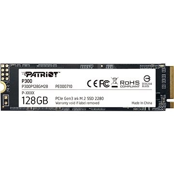 Կուտակիչ SSD M.2 128GB Patriot P300P128GM28 P300 (M.2 2280 PCI-E, Reading 1600 MB/s, Writing 600 Mb/s)