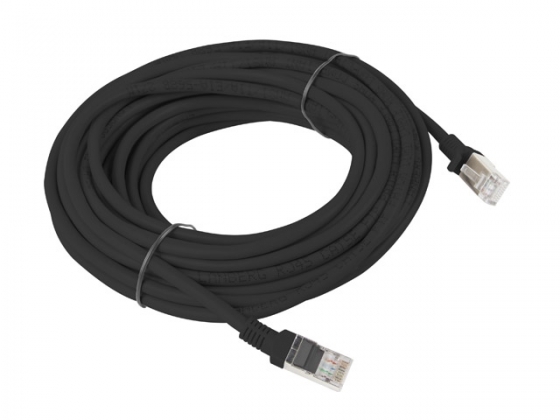 Cable LANBERG PCU5-10CC-1000-BK UTP PATCHCORD CAT5E 10M BLACK