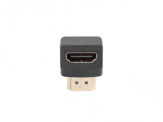 Адаптер LANBERG AD-0033-BK HDMI-AM->HDMI-AF (90 degrees, Down)