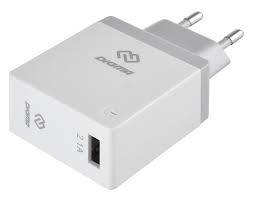 Зарядное устройство Digma DGWC-1U-2.1A-WG 2.1A (USB, White)