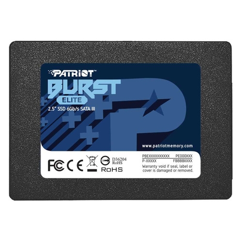 Накопитель SSD 120GB PATRIOT PBE120GS25SSDR (2.5