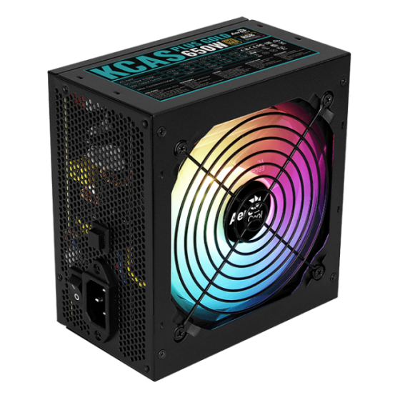 Блок питания 650W Aerocool KCAS PLUS GOLD 650W ARGB 80+ (ATX)