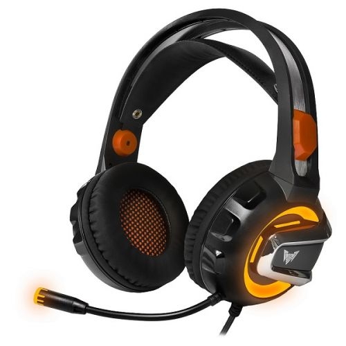 Наушники с микрофоном CrownMicro CMGH-3103 (Black/Orange, 7.1, USB)