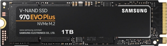 SSD M.2 1TB SAMSUNG EVO MZ-V7S1T0BW 970 EVO Plus (M.2 2280 PCI-E, Reading 3500 MB/s, Writing 3200 Mb/s)