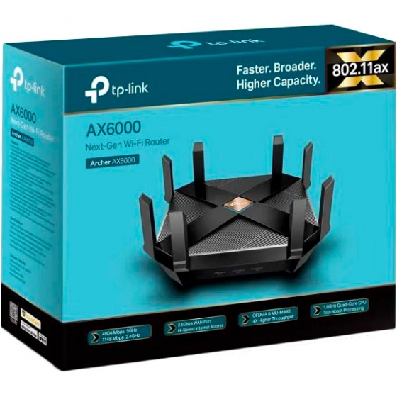 Точка доступа/Router TP-Link Archer AX6000 (AX6000, 10/100/1000)