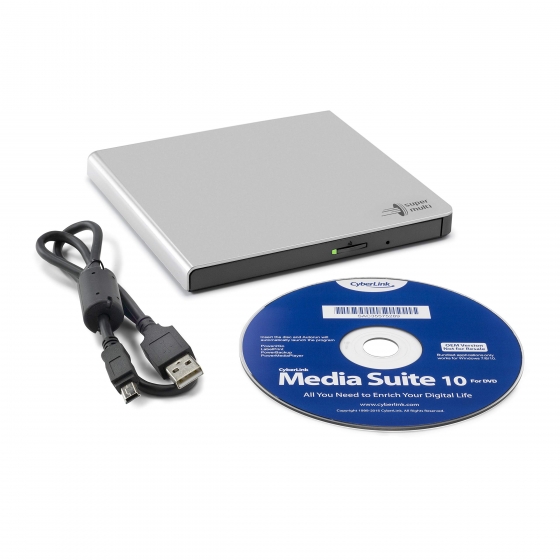 External DVD-RW LG GP57ES40 (USB, 24x/24x, silver)