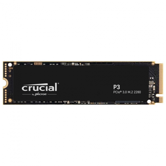 Накопитель SSD M.2 500GB CRUCIAL CT500P3SSD8 (M.2 2280 PCI-E, Reading 3500 MB/s, Writing 3000 Mb/s)