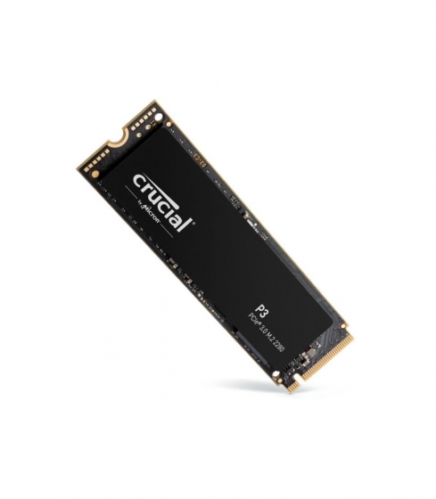 SSD M.2 500GB CRUCIAL CT500P3SSD8 (M.2 2280 PCI-E, Reading 3500 MB/s, Writing 3000 Mb/s)