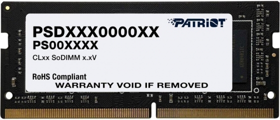 Модуль памяти SODIMM 8GB DDR4 PATRIOT PSD48G320081S (3200MHz)