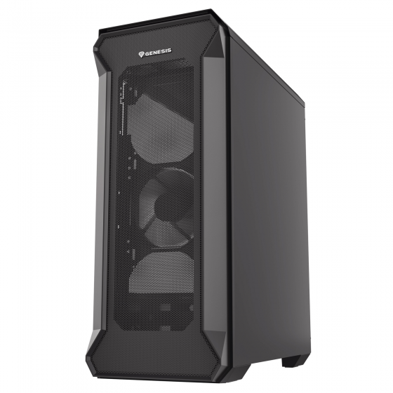 Case MidiTower Genesis NPC-1517 IRID 505 V2 Window w/o Black (MidiATX)